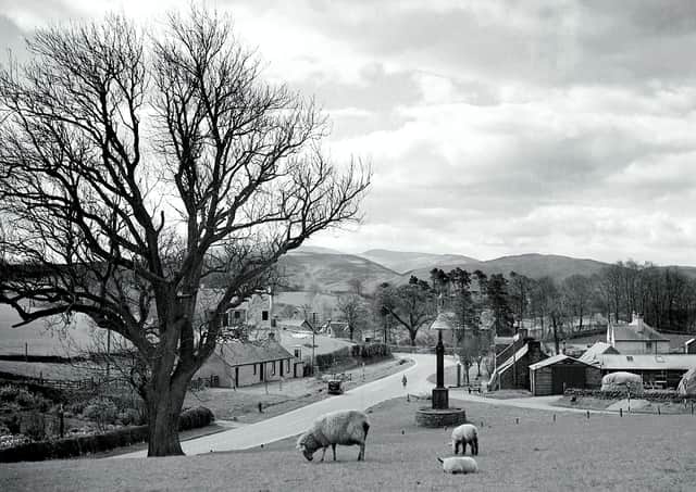 Vintage view of Skirling; happily little has changed in the sixty years since it was taken