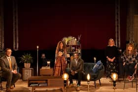 The Big Scottish Book Club host Damian Barr with his guests in the first episode Janette Ayachi, Lemn Sissay, Alexandra Heminsley and Janey Godley