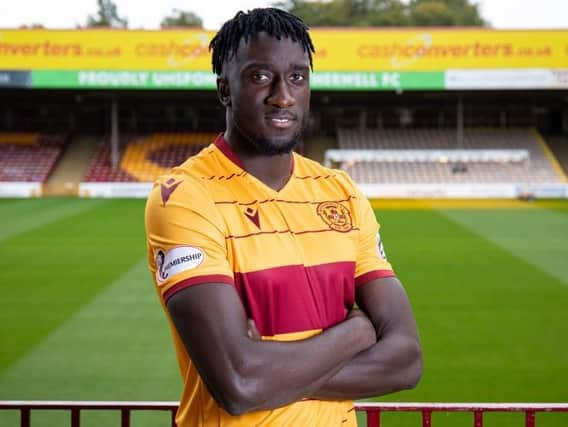 Bevis Mugabi (Pic courtesy of Motherwell FC)