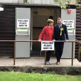 Alex Kerr with First Minister Nicola Sturgeon.