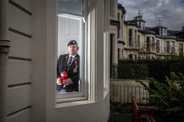Alan McNamara, who served for four years with the Royal Corps of Transport before being medically discharged, is one of many veterans who, thanks to the pandemic, is raising funds in a different way this year.