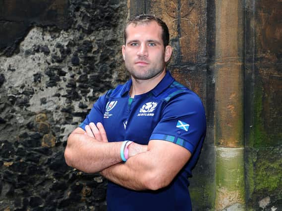 Fraser Brown captained Scotland on Friday night and scored two tries in the win over Georgia (Pic courtesy of Getty Images)