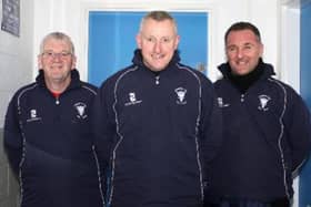 Colin Slater (centre), Cameron McNeish and Craig Martin have all left Lanark United