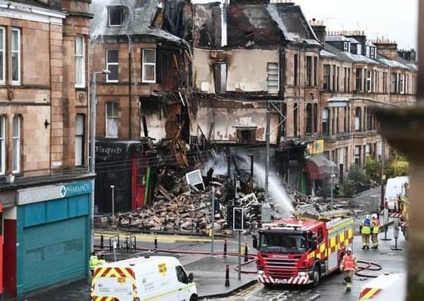In November last year, a blaze tore through a tenement block on Albert Drive, destroying homes and businesses.