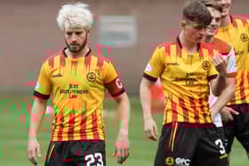 Partick Thistle pair Ross Docherty and James Penrice are hoping to get back on track against Falkirk. (pic by Craig Black Photography)
