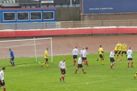 Ashfield faced Maryhill behind closed doors at the Peugot Ashfield Stadium