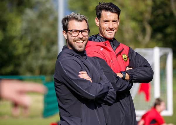 Partick Thistle striker Brian Graham has taken over as manager of the club's women's team with Richard Foster as his assistant