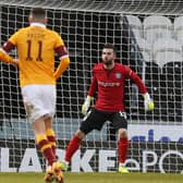 New keeper Liam Kelly made a solid debut for Motherwell at St Mirren on Saturday (Pic by Ian McFadyen)