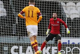 New keeper Liam Kelly made a solid debut for Motherwell at St Mirren on Saturday (Pic by Ian McFadyen)