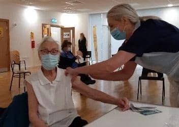 One-hundred-and-one years young Emily Lawson was one of the people who did receive their vaccination last week.