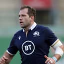 Fraser Brown playing for Scotland against Wales in October during last year’s Six Nations. (Photo by David Rogers/Getty Images)