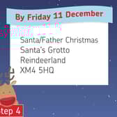 VIP....don't forget this very important posting date to make sure your wee one's letter makes it to Santa on time!