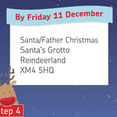 VIP....don't forget this very important posting date to make sure your wee one's letter makes it to Santa on time!