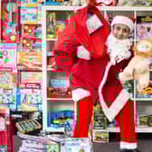 Super Santa...Anas Sarwar  hopes to spread the joy of Christmas across Scotland this year. (Pic Wattie Cheung)