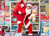 Super Santa...Anas Sarwar  hopes to spread the joy of Christmas across Scotland this year. (Pic Wattie Cheung)