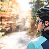 Wired for sound...but 68.2 per cent of people polled in the UK favoured a ban on cyclists wearing headphones.