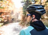 Wired for sound...but 68.2 per cent of people polled in the UK favoured a ban on cyclists wearing headphones.