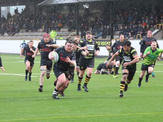 Biggar thumped Melrose 42-10 back in February on their way to winning the Tennent's Division 1 crown (Pic by Nigel Pacey)