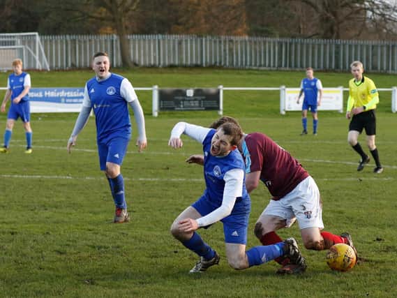Action from Saturday's game (Pic by Kevin Ramage)