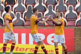 Motherwell ace Allan Campbell (right) scored the winner on the sides' last meeting at Fir Park.