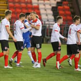 Four unnamed Clyde players tested positive for Covid-19 after their win over Montrose (pic: Craig Black Photography)