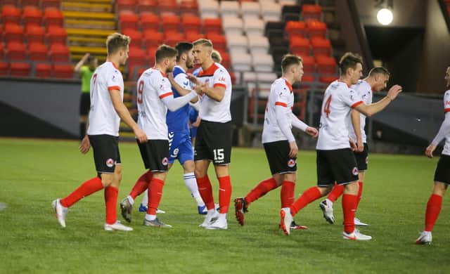 Four unnamed Clyde players tested positive for Covid-19 after their win over Montrose (pic: Craig Black Photography)
