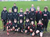 Biggar squad with their prize