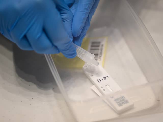 Covid-19 cases in Glasgow are continuing to fall. 