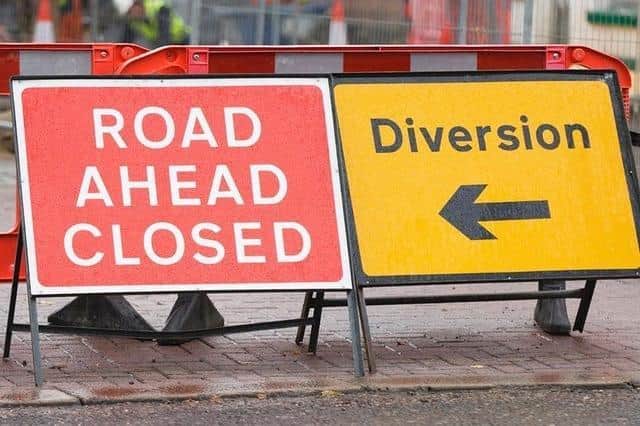 The roundabout will be closed from November 24. 