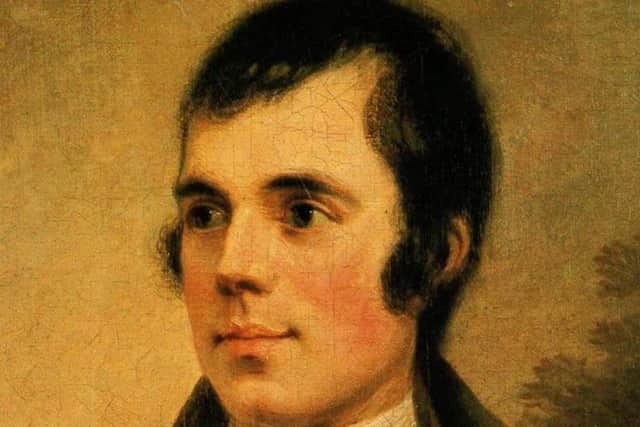 Scottish poet Robert Burns