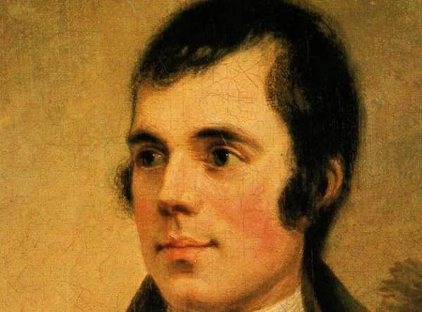 Scottish poet Robert Burns