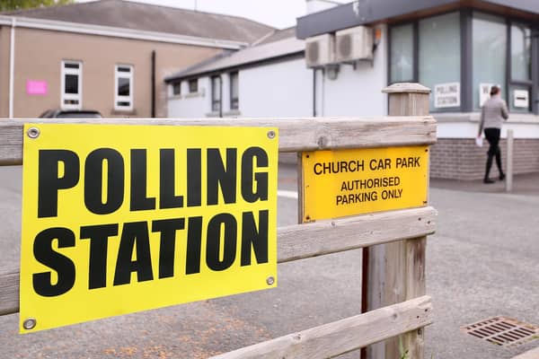 Polling station across Glasgow are open for Scottish L. Picture: Jonathan Porter/PressEye