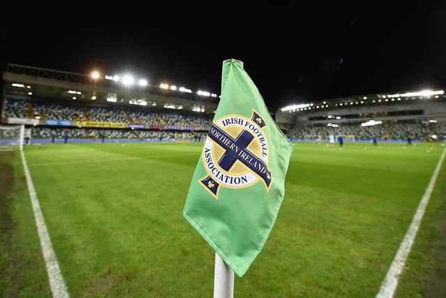 Northern Ireland fans at Windsor Park