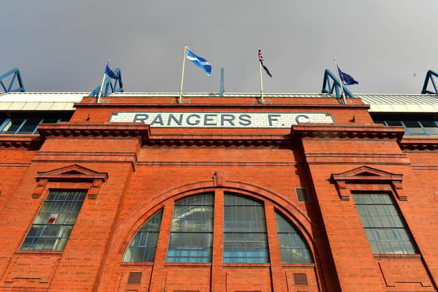 Following confirmation that Her Majesty had passed away peacefully the Union Flag at Ibrox Stadium was lowered to half-mast.