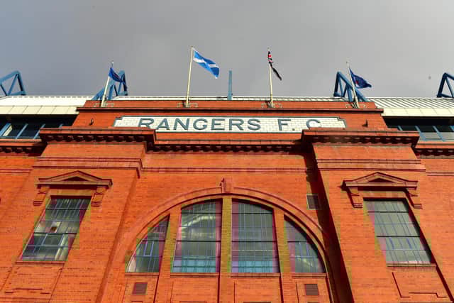 Following confirmation that Her Majesty had passed away peacefully the Union Flag at Ibrox Stadium was lowered to half-mast.
