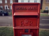 A general view of a Royal Mail postbox