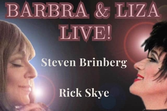 Barbra and Liza Live! flier