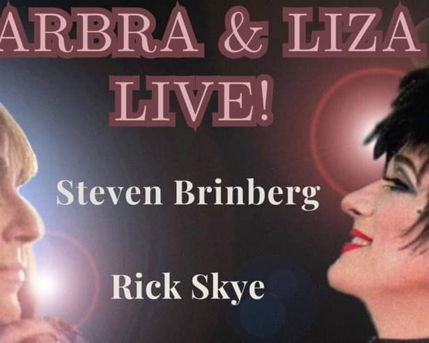 Barbra and Liza Live! flier