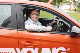 Liam Shields took second place in the Young Driver Challenge 2021 – specifically for youngsters who aren’t yet 17