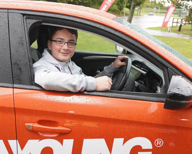 Liam Shields took second place in the Young Driver Challenge 2021 – specifically for youngsters who aren’t yet 17