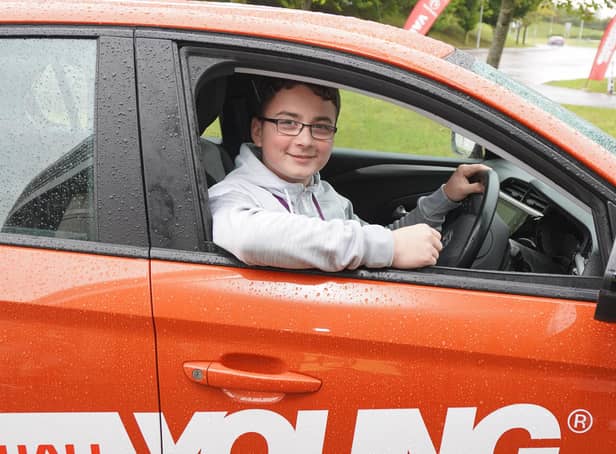 Liam Shields took second place in the Young Driver Challenge 2021 – specifically for youngsters who aren’t yet 17
