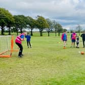 There was a variety of sporting activities on offer at the fun day