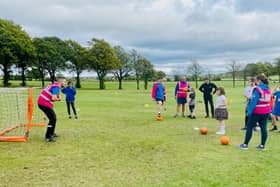 There was a variety of sporting activities on offer at the fun day