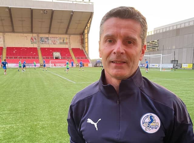 Cumbernauld Colts under-20s manager Alan McConville