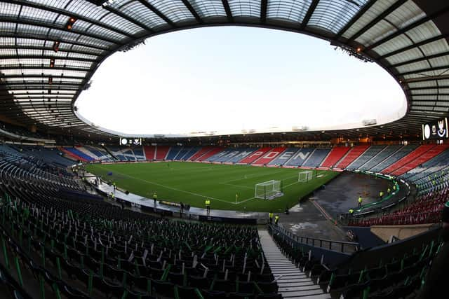 Hampden Park will host the Premier Sports Cup semi-final between Rangers and Hibs (Photo by Alan Harvey / SNS Group)