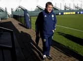 John Carver during Scotland national team Training at the Oriam complex.