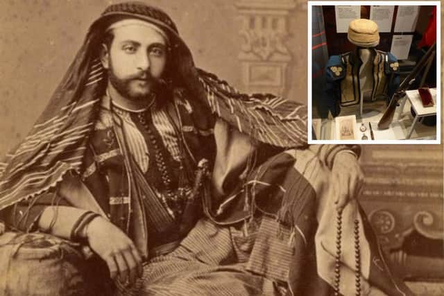 Dr Selim Hismeh died in June 1910 and his last resting place is in Lanark. His only surviving property, a Fez, found its way into the Lindsay Institute Collection in Lanark.