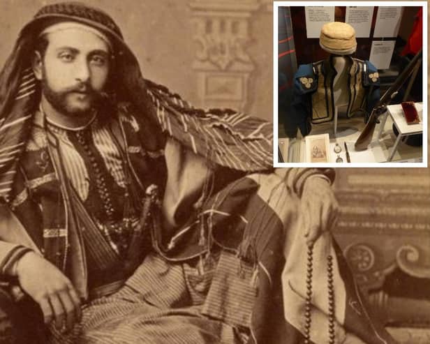 Dr Selim Hismeh died in June 1910 and his last resting place is in Lanark. His only surviving property, a Fez, found its way into the Lindsay Institute Collection in Lanark.