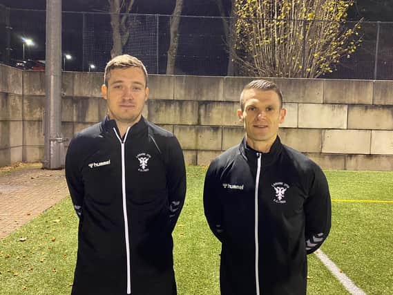 Simon Eeles (right) and Andy Soutar are Lanark's new management team