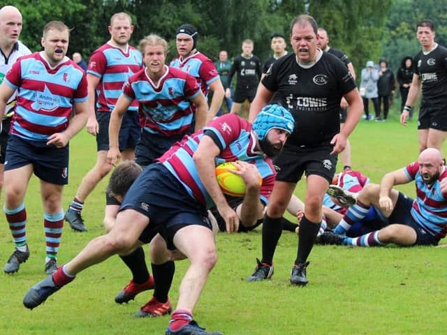 Uddingston Rugby Club in league action